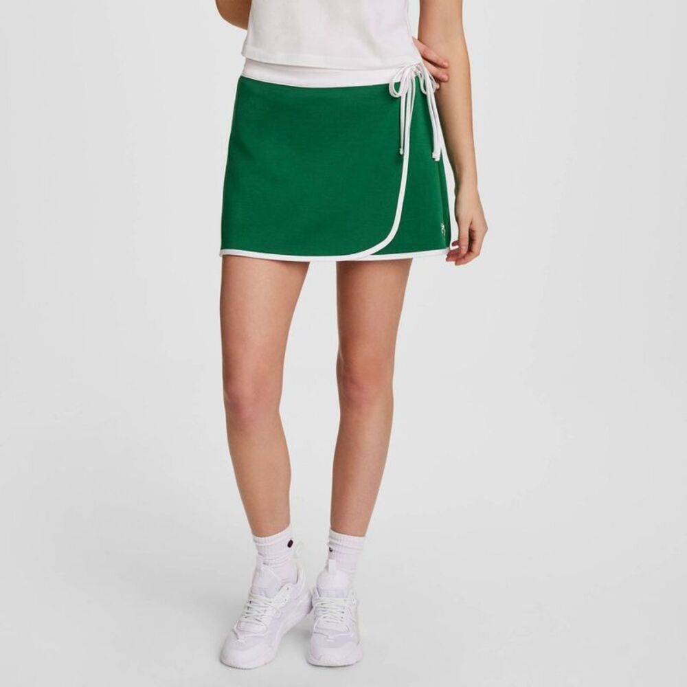Champion Women's In the Stands Wrap Skort - Green XS